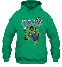 Load image into Gallery viewer, Marvel Hulk Incredible Dad Father's Day Gifts Hooded Sweatshirt