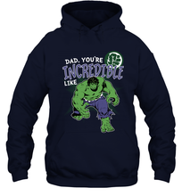 Load image into Gallery viewer, Marvel Hulk Incredible Dad Father's Day Gifts Hooded Sweatshirt