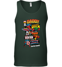 Load image into Gallery viewer, Marvel Daddy Amazing Spider Man Incredible Hulk Mighty Thor Smart Iron Man Honorable Captain America Father's Day Men's Tank Top