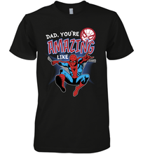 Load image into Gallery viewer, Marvel Spider Man Amazing Dad Father's Day Gifts Men's Premium T-Shirt