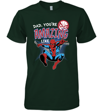 Load image into Gallery viewer, Marvel Spider Man Amazing Dad Father's Day Gifts Men's Premium T-Shirt