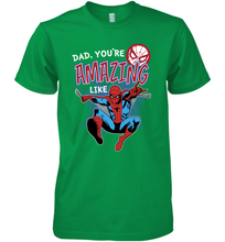 Load image into Gallery viewer, Marvel Spider Man Amazing Dad Father's Day Gifts Men's Premium T-Shirt