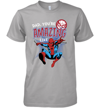 Load image into Gallery viewer, Marvel Spider Man Amazing Dad Father's Day Gifts Men's Premium T-Shirt