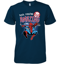 Load image into Gallery viewer, Marvel Spider Man Amazing Dad Father's Day Gifts Men's Premium T-Shirt