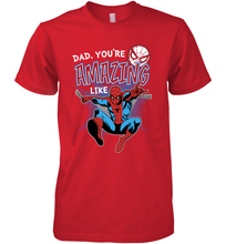 Load image into Gallery viewer, Marvel Spider Man Amazing Dad Father's Day Gifts Men's Premium T-Shirt