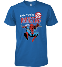 Load image into Gallery viewer, Marvel Spider Man Amazing Dad Father's Day Gifts Men's Premium T-Shirt
