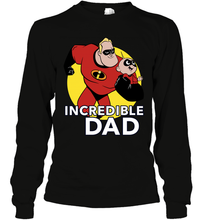 Load image into Gallery viewer, Disney Pixar Incredibles 2 Jack Jack and Dad Father's Day Gifts Long Sleeve T-Shirt