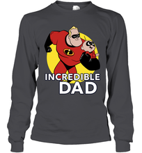 Load image into Gallery viewer, Disney Pixar Incredibles 2 Jack Jack and Dad Father's Day Gifts Long Sleeve T-Shirt