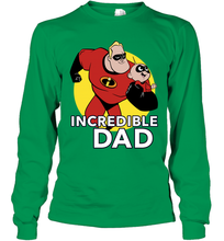 Load image into Gallery viewer, Disney Pixar Incredibles 2 Jack Jack and Dad Father's Day Gifts Long Sleeve T-Shirt