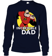 Load image into Gallery viewer, Disney Pixar Incredibles 2 Jack Jack and Dad Father's Day Gifts Long Sleeve T-Shirt