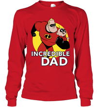 Load image into Gallery viewer, Disney Pixar Incredibles 2 Jack Jack and Dad Father's Day Gifts Long Sleeve T-Shirt