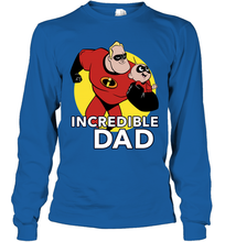 Load image into Gallery viewer, Disney Pixar Incredibles 2 Jack Jack and Dad Father's Day Gifts Long Sleeve T-Shirt