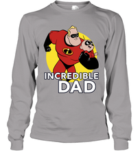 Load image into Gallery viewer, Disney Pixar Incredibles 2 Jack Jack and Dad Father's Day Gifts Long Sleeve T-Shirt