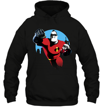 Load image into Gallery viewer, Disney Pixar Incredibles 2 Jack and Mr. Dad Father's Day Gifts Hooded Sweatshirt