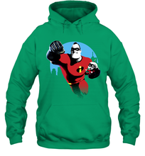 Load image into Gallery viewer, Disney Pixar Incredibles 2 Jack and Mr. Dad Father's Day Gifts Hooded Sweatshirt