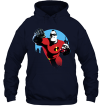 Load image into Gallery viewer, Disney Pixar Incredibles 2 Jack and Mr. Dad Father's Day Gifts Hooded Sweatshirt