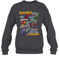 Load image into Gallery viewer, Daddy You Are My Favorite Superhero Father's Day Gifts Crewneck Sweatshirt