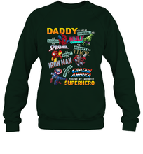 Load image into Gallery viewer, Daddy You Are My Favorite Superhero Father's Day Gifts Crewneck Sweatshirt