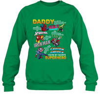 Load image into Gallery viewer, Daddy You Are My Favorite Superhero Father's Day Gifts Crewneck Sweatshirt