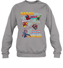 Load image into Gallery viewer, Daddy You Are My Favorite Superhero Father's Day Gifts Crewneck Sweatshirt