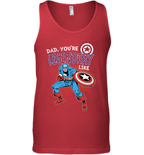Load image into Gallery viewer, Marvel Captain Legendary Dad F Father's Day Gifts Men's Tank Top