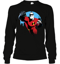 Load image into Gallery viewer, Disney Pixar Incredibles 2 Jack and Mr. Dad Father's Day Gifts Long Sleeve T-Shirt