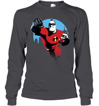 Load image into Gallery viewer, Disney Pixar Incredibles 2 Jack and Mr. Dad Father's Day Gifts Long Sleeve T-Shirt