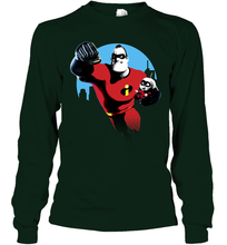 Load image into Gallery viewer, Disney Pixar Incredibles 2 Jack and Mr. Dad Father's Day Gifts Long Sleeve T-Shirt