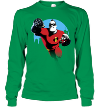 Load image into Gallery viewer, Disney Pixar Incredibles 2 Jack and Mr. Dad Father's Day Gifts Long Sleeve T-Shirt