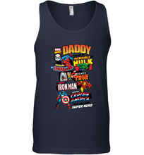 Load image into Gallery viewer, Marvel Avengers Daddy Retro Comic Graphic Father's Day Gift Men's Tank Top