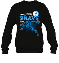 Load image into Gallery viewer, Marvel Black Panther Brave Dad Father's Day Gifts Crewneck Sweatshirt