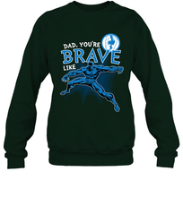 Load image into Gallery viewer, Marvel Black Panther Brave Dad Father's Day Gifts Crewneck Sweatshirt