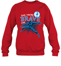Load image into Gallery viewer, Marvel Black Panther Brave Dad Father's Day Gifts Crewneck Sweatshirt