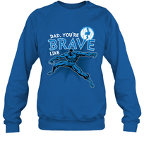 Load image into Gallery viewer, Marvel Black Panther Brave Dad Father's Day Gifts Crewneck Sweatshirt