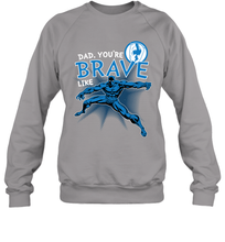 Load image into Gallery viewer, Marvel Black Panther Brave Dad Father's Day Gifts Crewneck Sweatshirt
