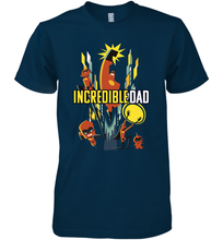 Load image into Gallery viewer, Disney Pixar Incredibles 2 Dad and Super Family Father's Day Gifts Men's Premium T-Shirt