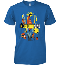 Load image into Gallery viewer, Disney Pixar Incredibles 2 Dad and Super Family Father's Day Gifts Men's Premium T-Shirt