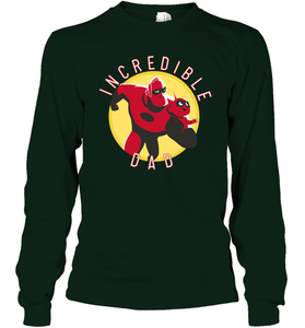 Disney Pixar Incredibles 2 Incredible Dad Graphic Father's Day Gifts Long Sleeve T-Shirt