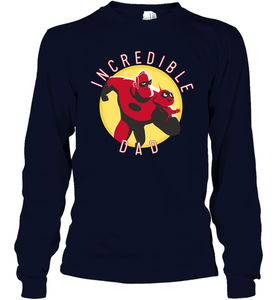 Disney Pixar Incredibles 2 Incredible Dad Graphic Father's Day Gifts Long Sleeve T-Shirt