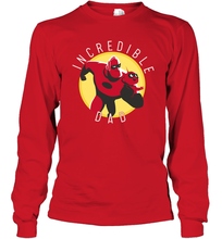 Load image into Gallery viewer, Disney Pixar Incredibles 2 Incredible Dad Graphic Father&#39;s Day Gifts Long Sleeve T-Shirt