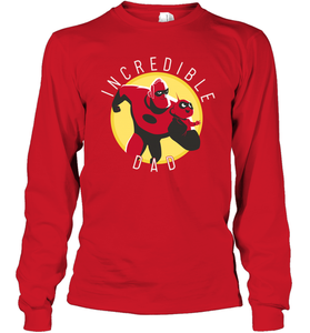 Disney Pixar Incredibles 2 Incredible Dad Graphic Father's Day Gifts Long Sleeve T-Shirt