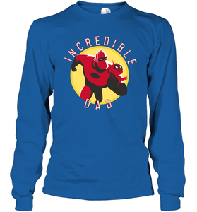 Disney Pixar Incredibles 2 Incredible Dad Graphic Father's Day Gifts Long Sleeve T-Shirt