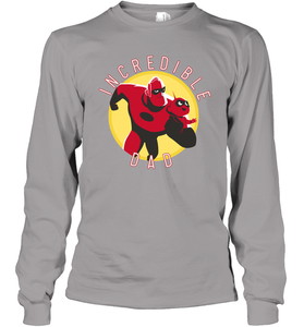 Disney Pixar Incredibles 2 Incredible Dad Graphic Father's Day Gifts Long Sleeve T-Shirt