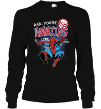 Load image into Gallery viewer, Marvel Spider Man Amazing Dad Father's Day Gifts Long Sleeve T-Shirt