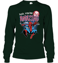 Load image into Gallery viewer, Marvel Spider Man Amazing Dad Father's Day Gifts Long Sleeve T-Shirt
