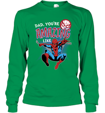 Load image into Gallery viewer, Marvel Spider Man Amazing Dad Father's Day Gifts Long Sleeve T-Shirt