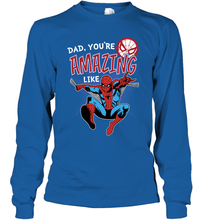 Load image into Gallery viewer, Marvel Spider Man Amazing Dad Father's Day Gifts Long Sleeve T-Shirt