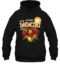 Load image into Gallery viewer, Marvel Iron Man Invincible Dad Father's Day Gifts Hooded Sweatshirt