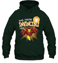 Load image into Gallery viewer, Marvel Iron Man Invincible Dad Father's Day Gifts Hooded Sweatshirt