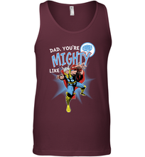 Load image into Gallery viewer, Marvel Thor Mighty Dad Father's Day Gifts Men's Tank Top